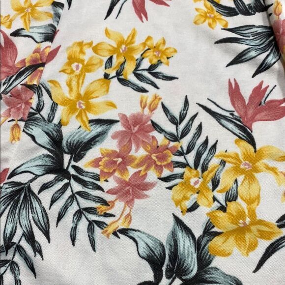 H&M Divided Tropical Floral Skater Dress Size 10 - Picture 7 of 11